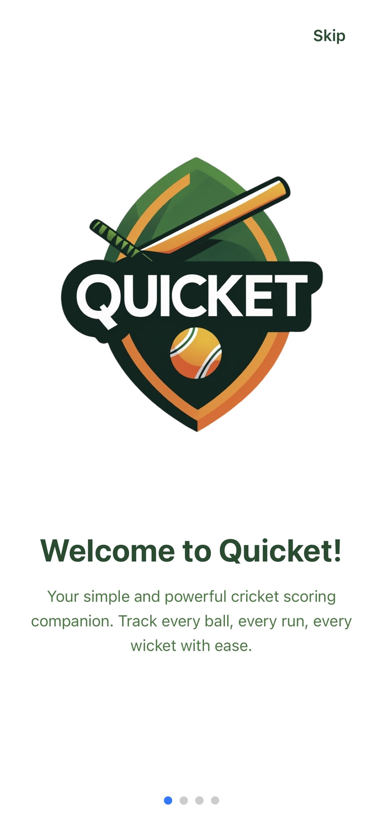Welcome Screen
